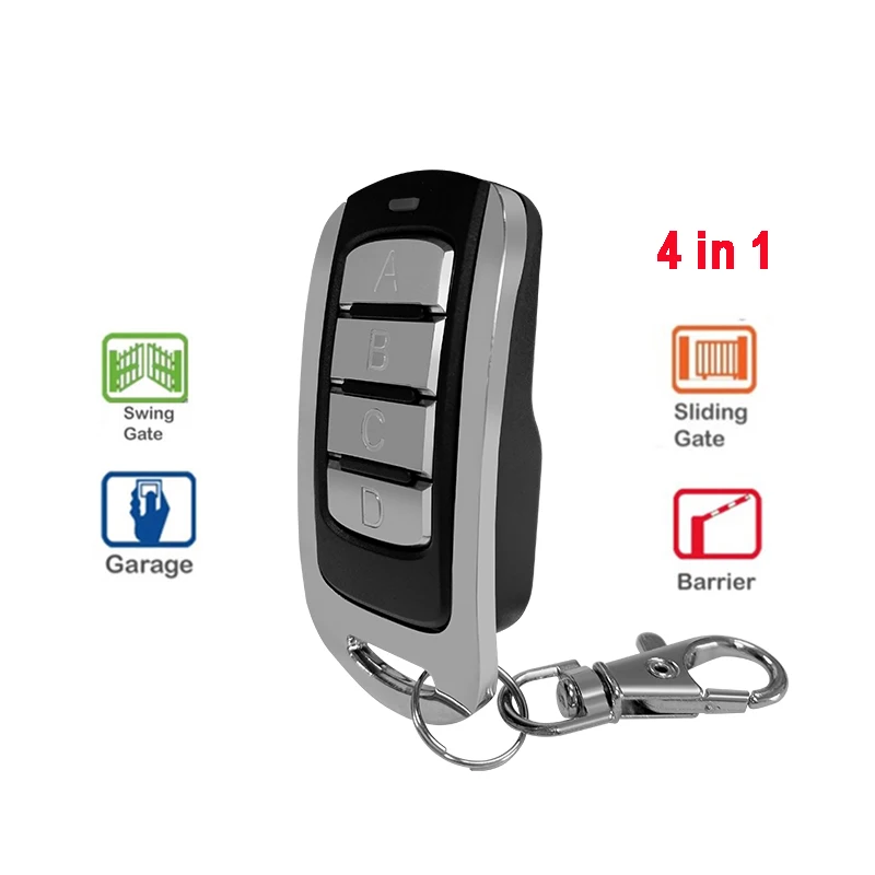 10PCS Garage Remote Control Duplicator 280-868MHz Multi-frequency 4 Buttons Fixed Code Command Gate Opener