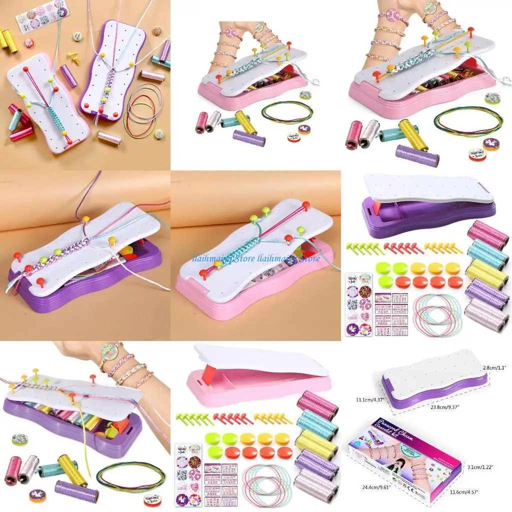 

573B Bracelets DIY Gifts Great for Teen Girl Friendship Bracelets Making Toy DIY Art