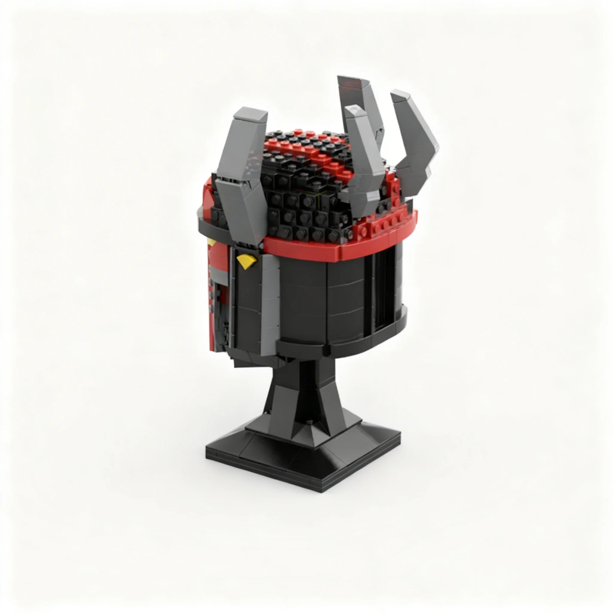 578pcs MOC Gar Saxon Helmet Star Battle Model Building Blocks Christmas Gift Display Craft Assemble DIY Birthday 3D Education