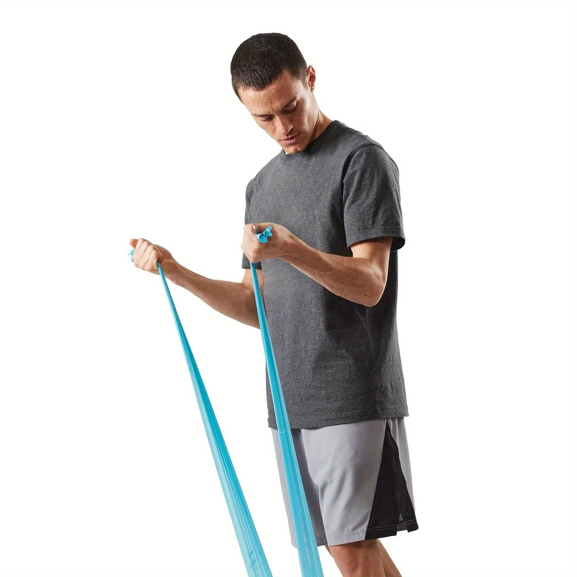 3 أشرطة مسطحة: أربطة مقاومة خفيفة ومتوسطة وثقيلة للعلاج الطبيعي والتدريبات المنزلية وتدريبات القوة.