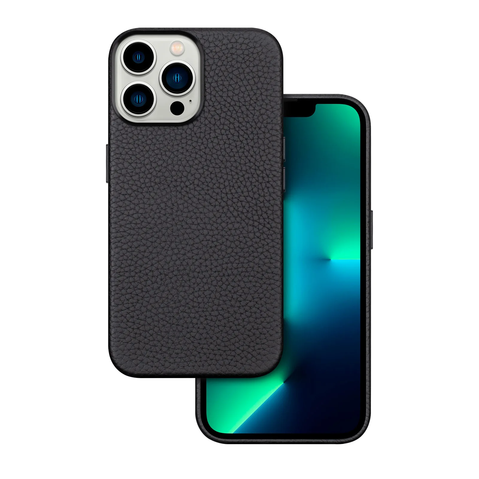 Suitable for iPhone 13 Pro Max, pebbled texture, full-coverage aluminum alloy, large-eye design, Apple 13 protective case.