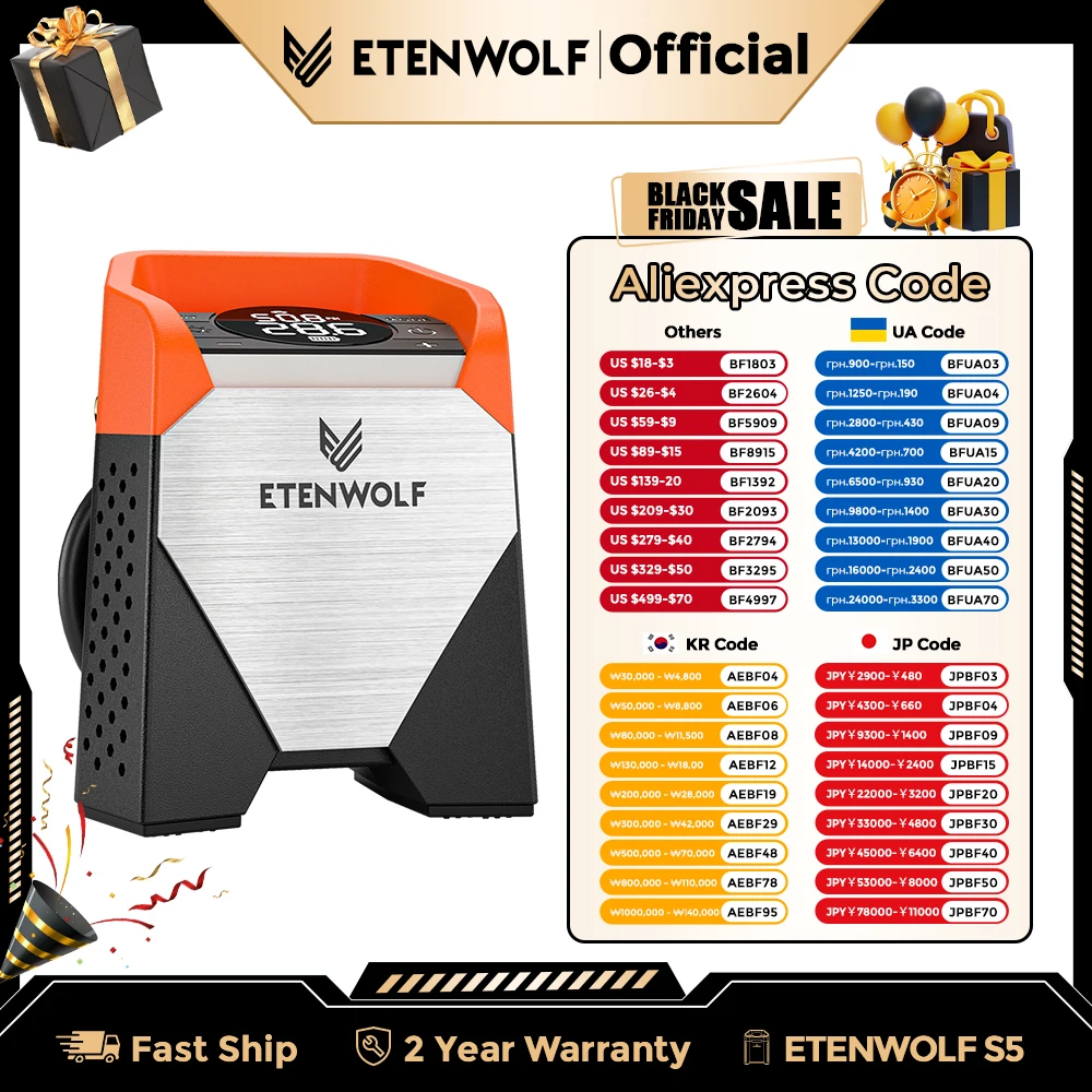 yZ[zETENWOLF ZEPHYR S5/S5C |[^u^CCt[^[ wr[f[eB[J[RvbT[ 160PSI &15600mAh sbNAbvgbNAԃ^CAoCNp