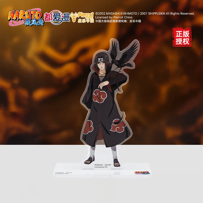 Op voorraad Echte Japanse Anime Naruto Anime Xiao-serie Acryl Staande Kaart Sasuke Itachi Verjaardag Verrassingsgeschenken Speelgoed