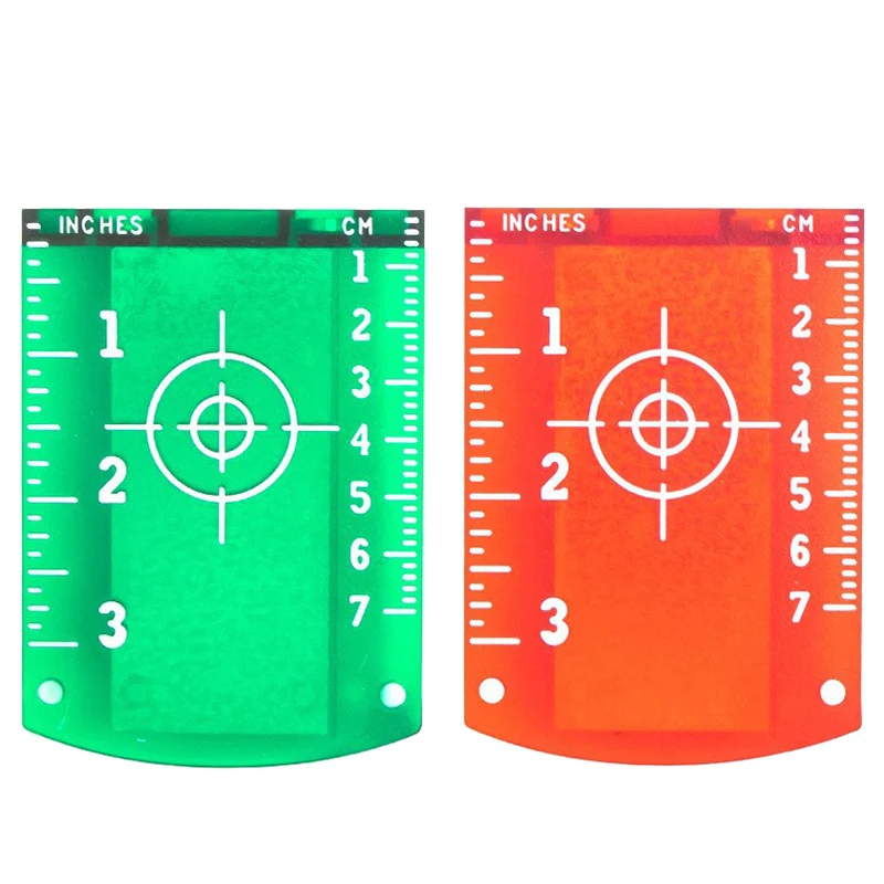 1pc Lase Target Card Plate 10cmx7cm For Green Red Lase Level For Line Lasers Reflective Magnetic Plate Laser Target