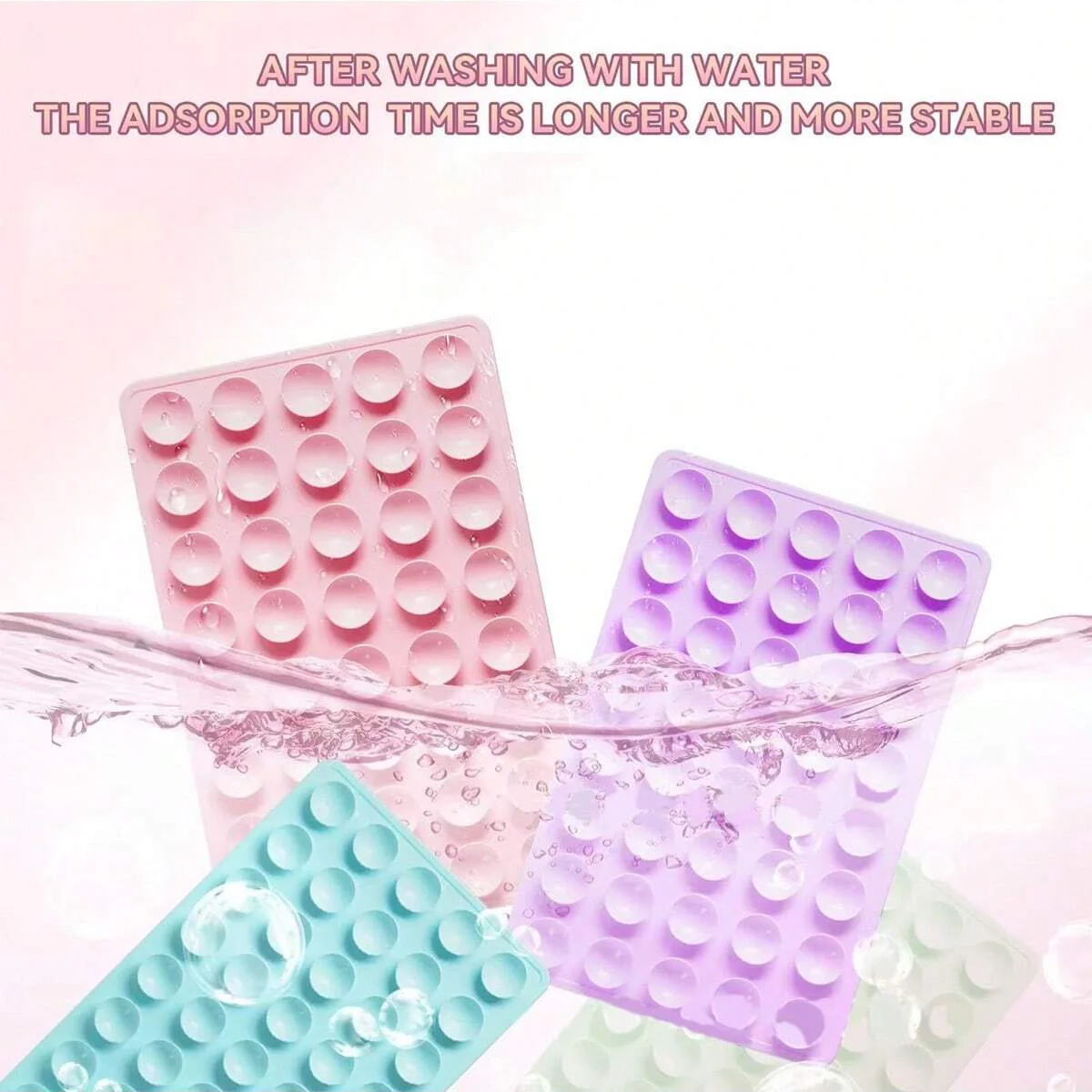 حامل أكواب شفط من السيليكون متعدد الوظائف مكون من 40 قطعة، غير قابل للانزلاق، حامل هاتف سيلفي محمول ومنقول #2