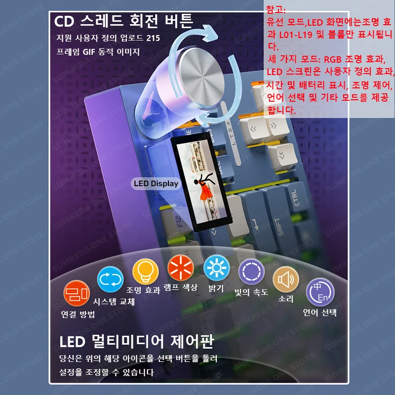 Langtu LT84 Mechanical Keyboard 84 Keys Full Non-impact RGB Backlit Wireless Wired Gaming Keyboards Hot Swap Keyboard For Gamers