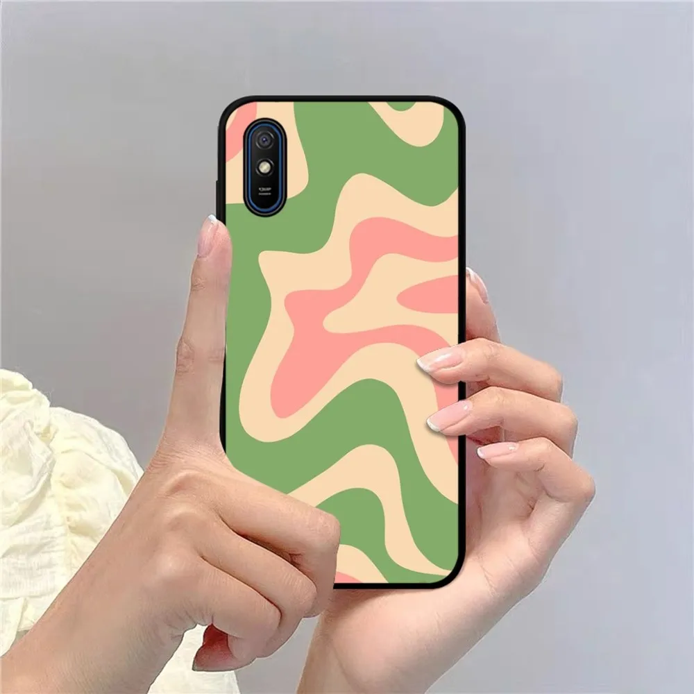 Abstract Swirl Pattern Phone Case For Redmi 5 6 7 8 9 10 Plus Pro 6 7 8 9 A GO K20 K30 K40 Pro Plus F3 Fundas