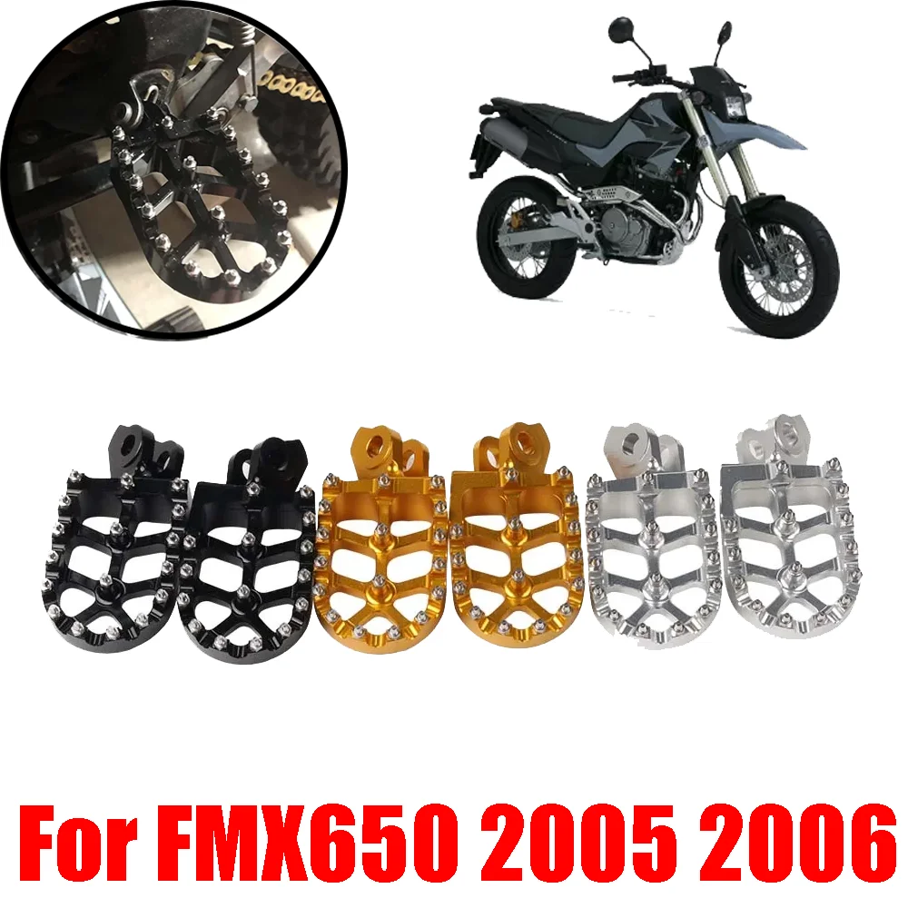 Für HONDA FMX650 FMX 650 2005 2006 Motorrad-Zubehör Vordere Fußrasten Fußstützen Pedale