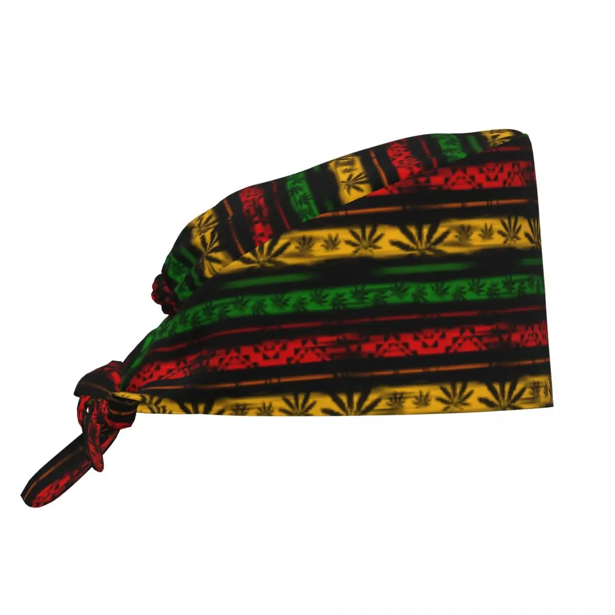 Wholesale Rastafarian Leaves Reggae Hat Cleaning Working Cap Beauty Salon Nursing Cap Male Surgical Hat Scrub Caps