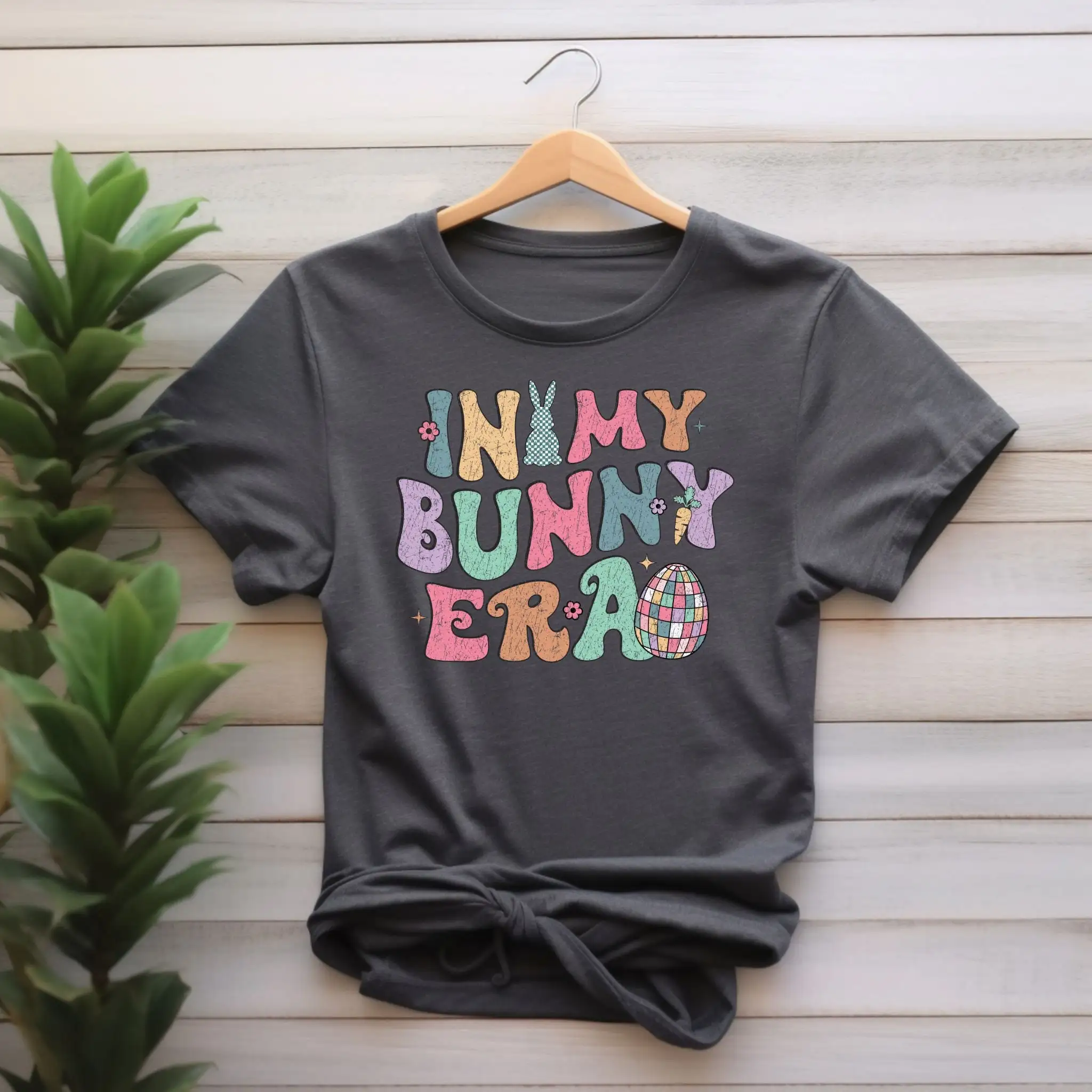 

Футболка In My Bunny Era счастливой Пасхой, женская милая детская одежда для учителей