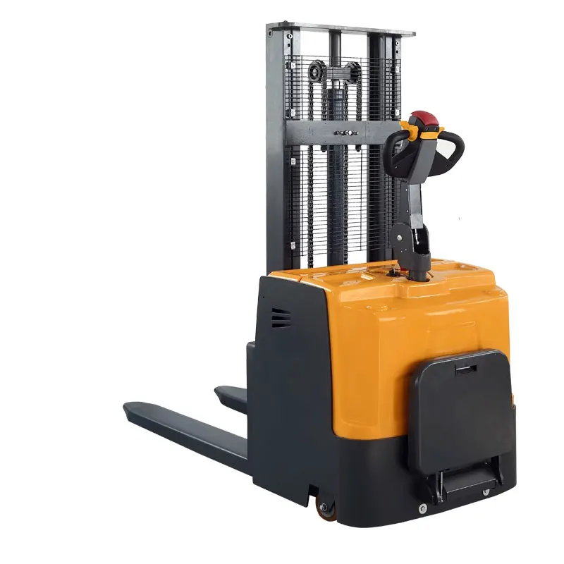 electric stacker full electric pallet stacker antislip wear-resistant wheel simple operation console electric model forklift