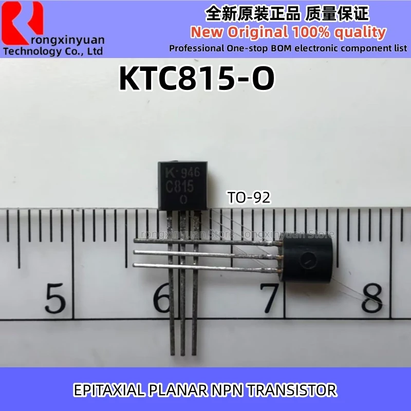 KTC815-O KTC815 KTC815O C815 C815-O 2SC815 KTC3192-O KTC3192 KTC31920 C3192 2SC3192 TO-92 오리지널 100% 품질, 50 개