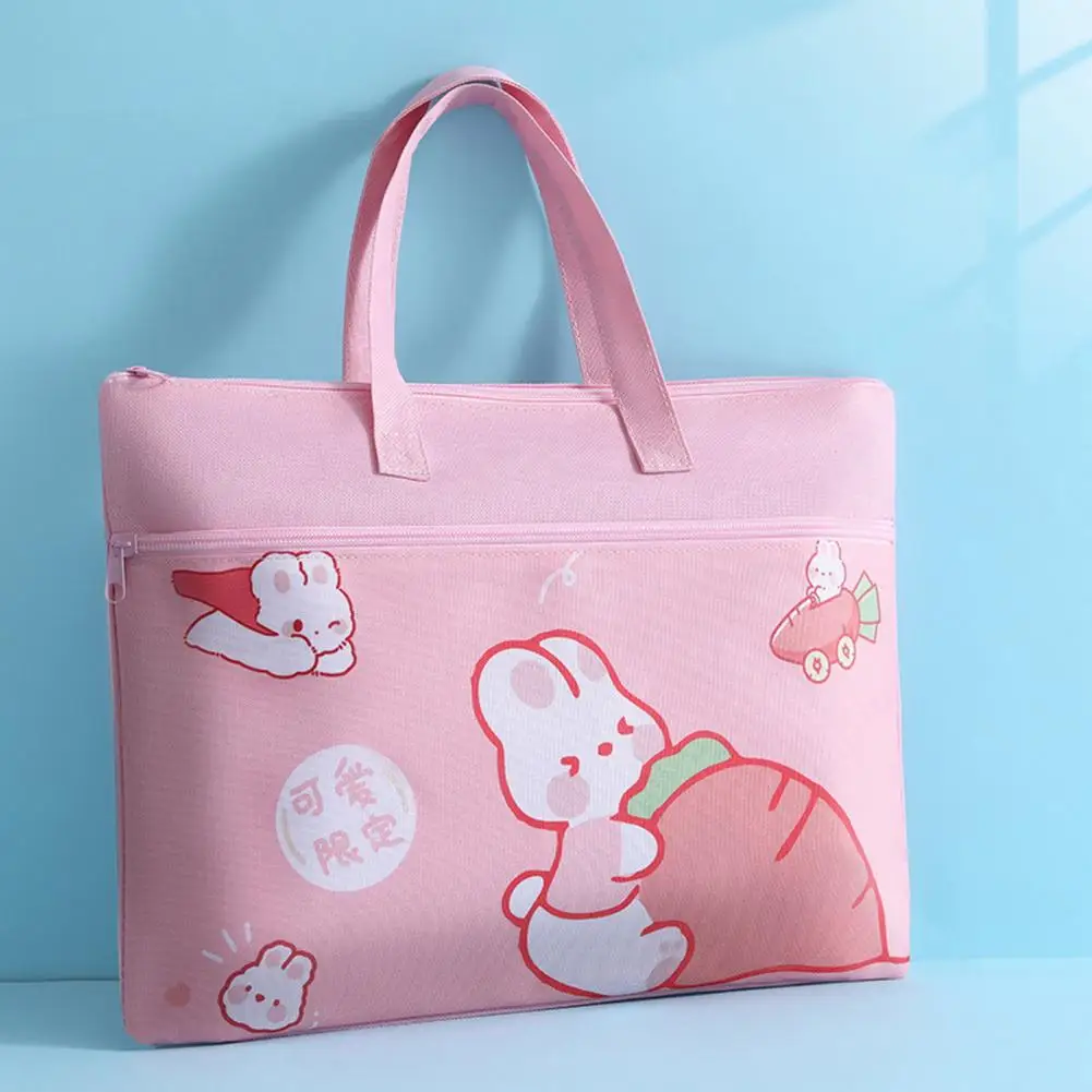 Children Handbag  Convenient Waterproof Wear-resistant  Kawaii Students Book Canvas Bag for School