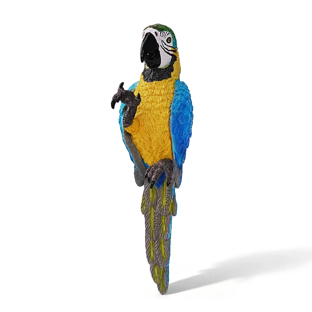 Toymany, modelo de animal de la fauna silvestre, arapaima azul y amarillo, juguete de simulación, miniaturas, muñecas, figuras de acción, juguetes, regalo para niños.