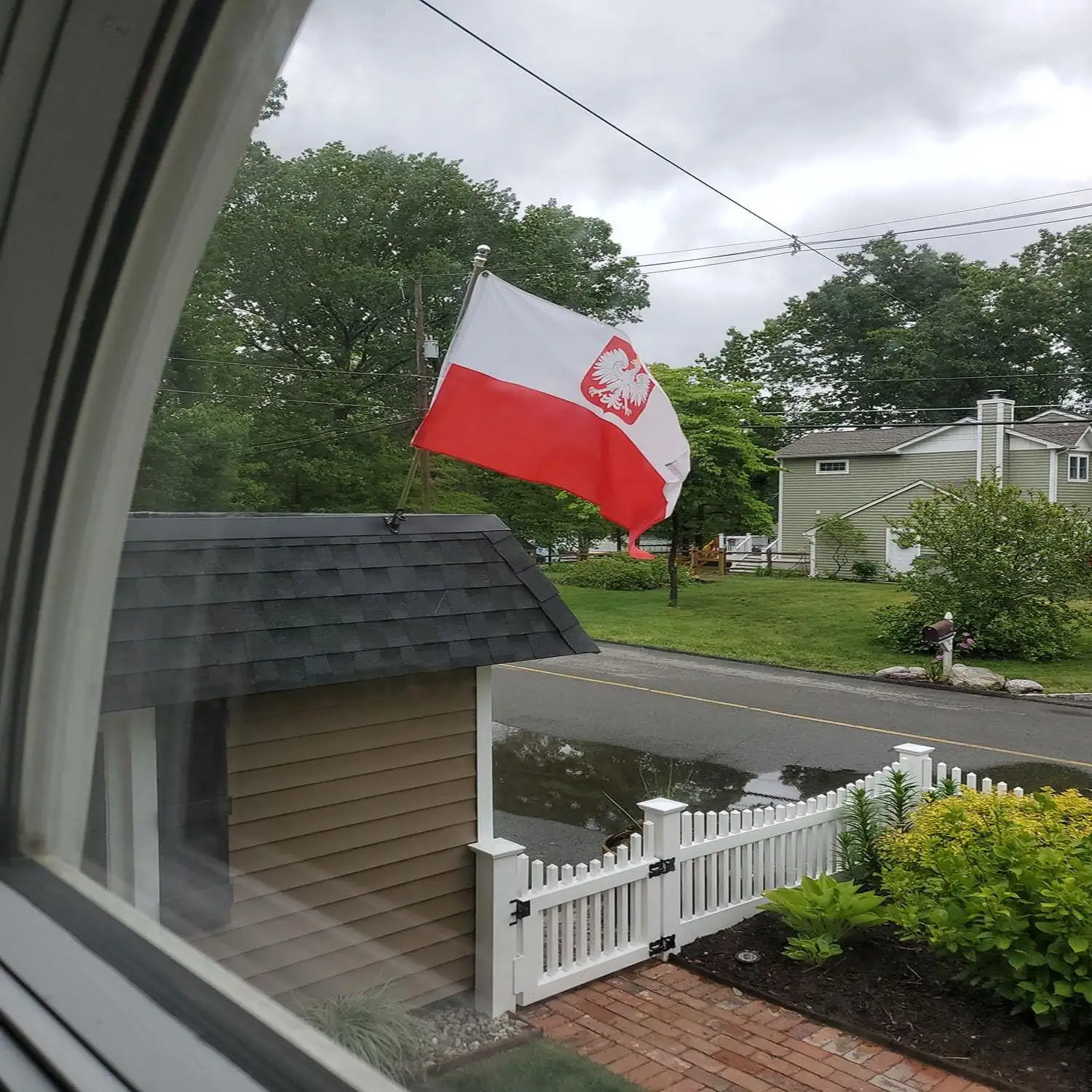 Poland eagle flag 3X5Fts 90X150cm The Republic Of Poland Eagle flag polish flags white red EU Poland flags