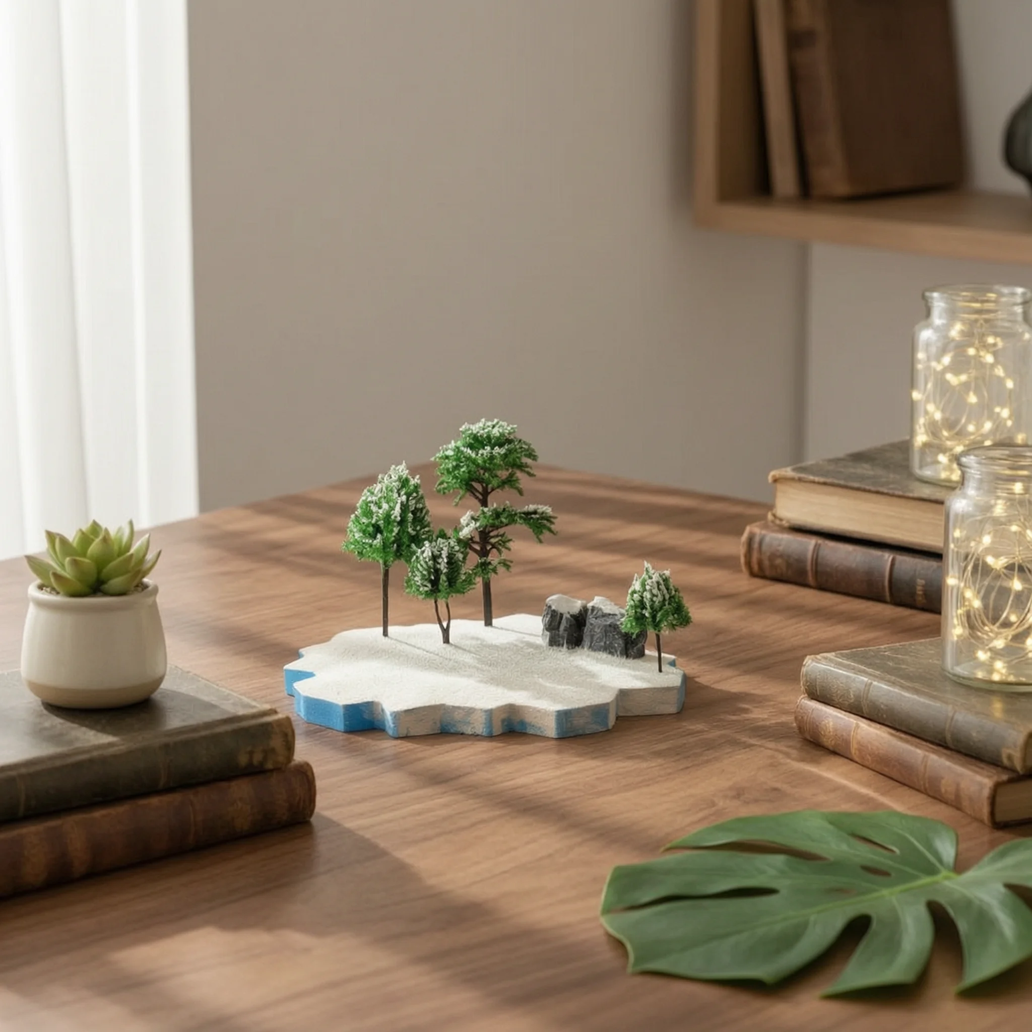 Miniature Scene Material Kit Beginner-Friendly DIY Diorama Kit with Trees Diorama Tree Set Assorted Miniature Tree Set Natural