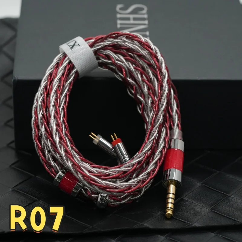 Ecouteurs-intra-auriculaires-hybrides-xinhs-hifi-r07-8-cœurs-en-cuivre-palladium-et-argent-avec-cable-de-mise-a-niveau-25-mm-35-mm-44-mm