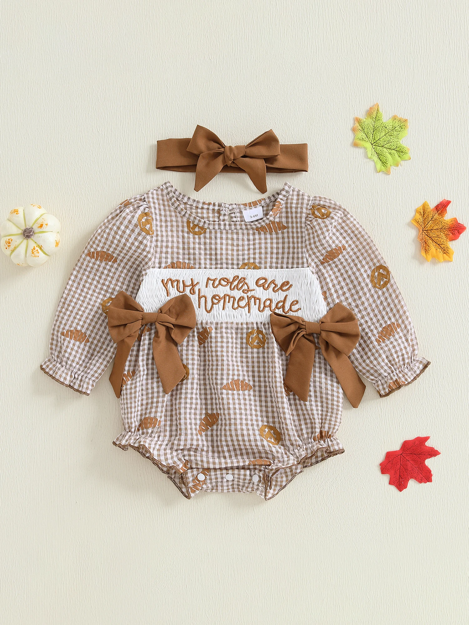 

Baby Boy Thanksgiving Outfit Turkey Print Suspender Pants and Bow Tie Set with Matching Newsboy Cap and Socks for Fall