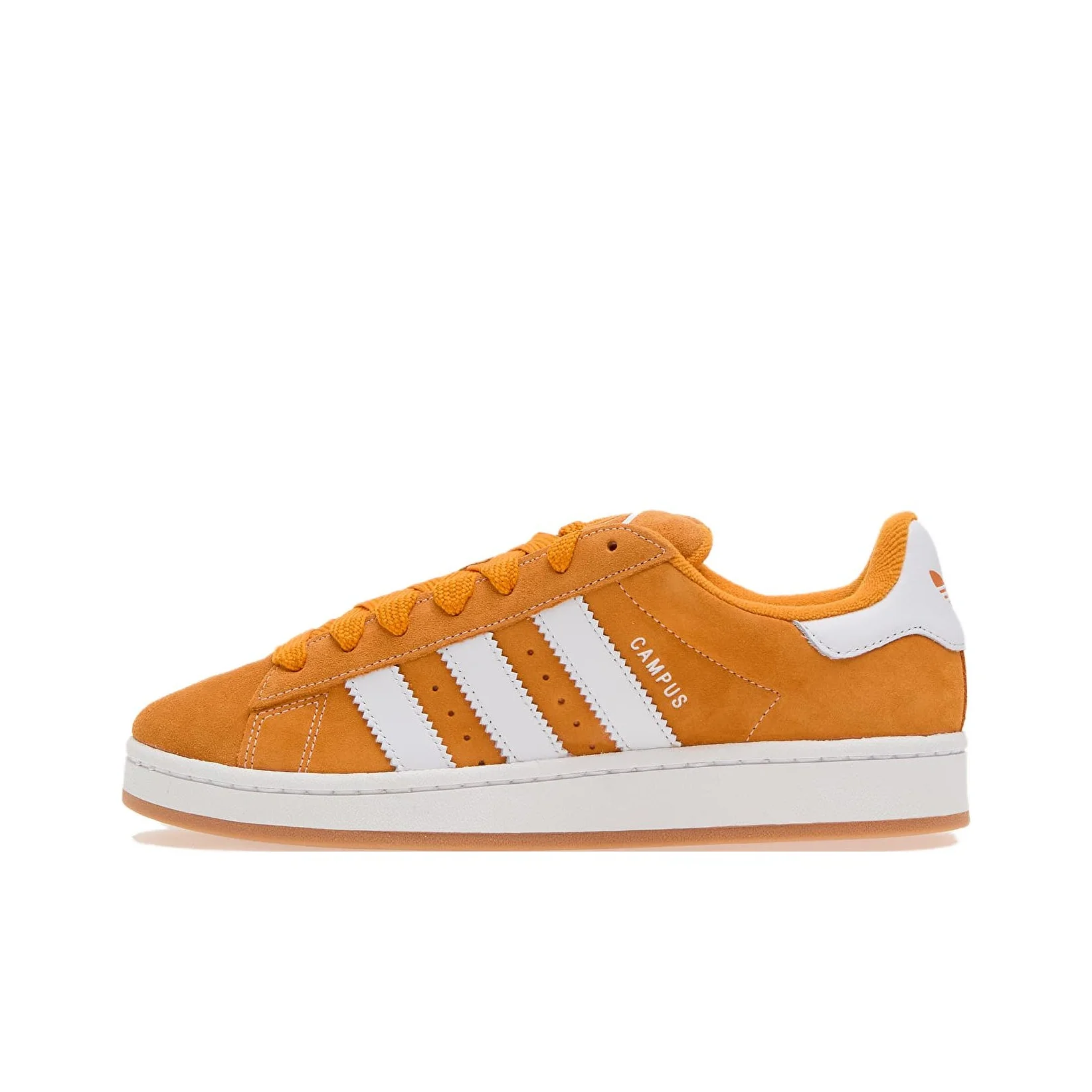 Adidas Originals CAMPUS 00s Zapatos de skate de cuero y ante de caña baja para hombre Naranja Blanco ID1436