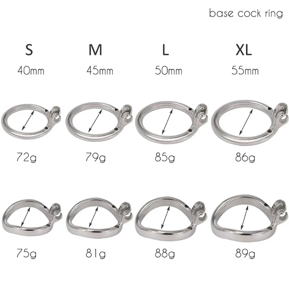 55mm Male Chastity Cages Device With Urination Hole Sissy Cock Cages Penis Rings Adults Sex Products BDSM Toys For Men Gay 18+