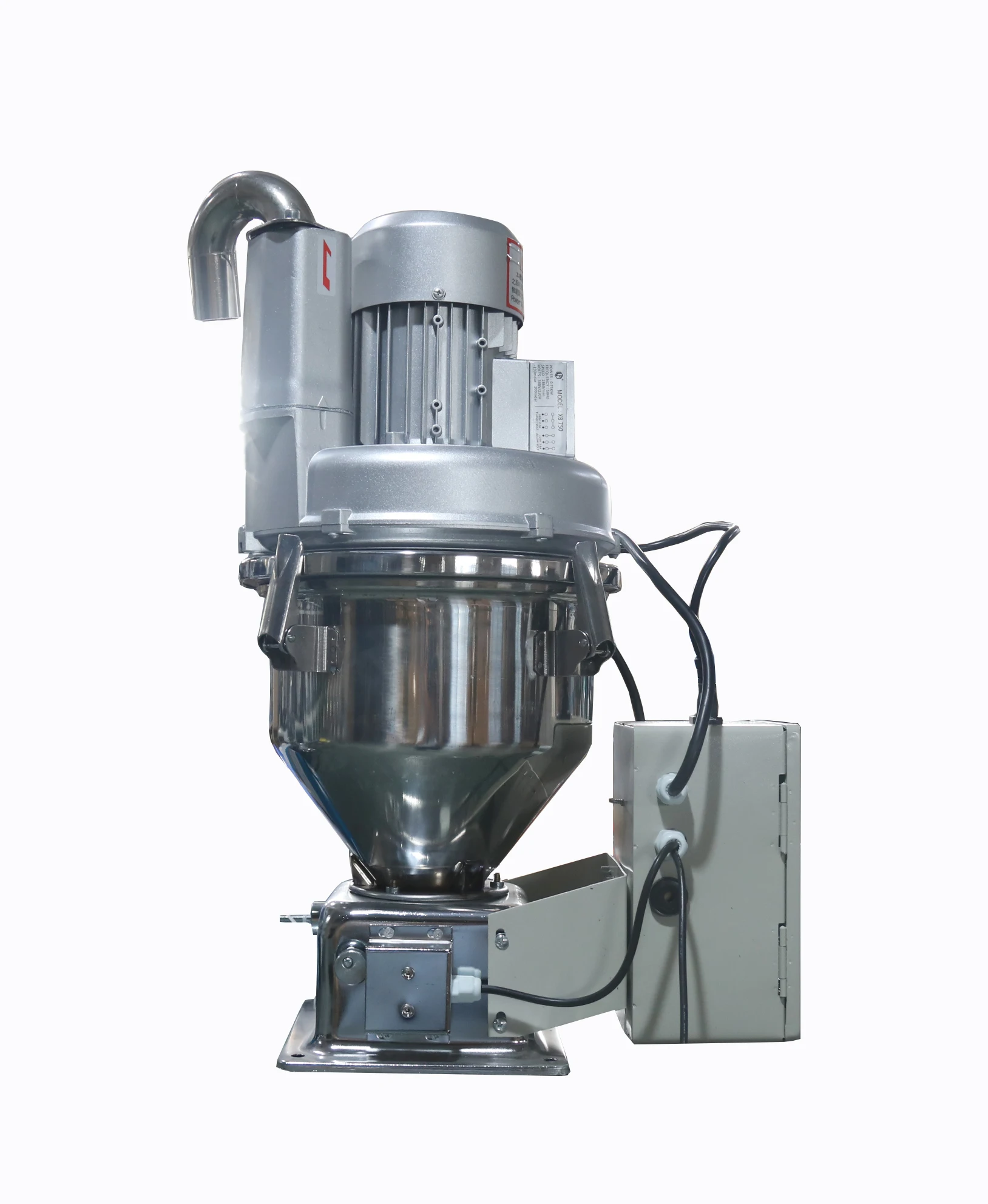 Plastic Raw Material Machinery 400 Kg/h Vacuum Hopper Plastic Loader For Conveying