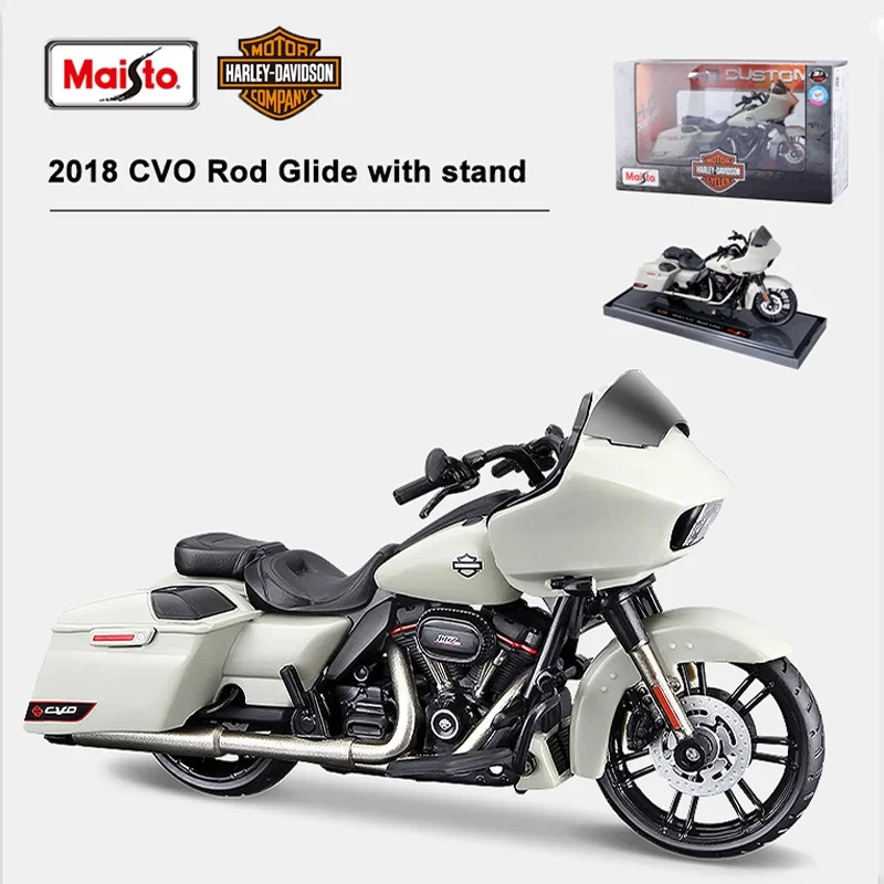 Maisto 1:18 Harley Davidson Motorcycle Diecast Model CVO Road Glide Road King Special Alloy Luxury Vehicle Decor Model Gift Toy