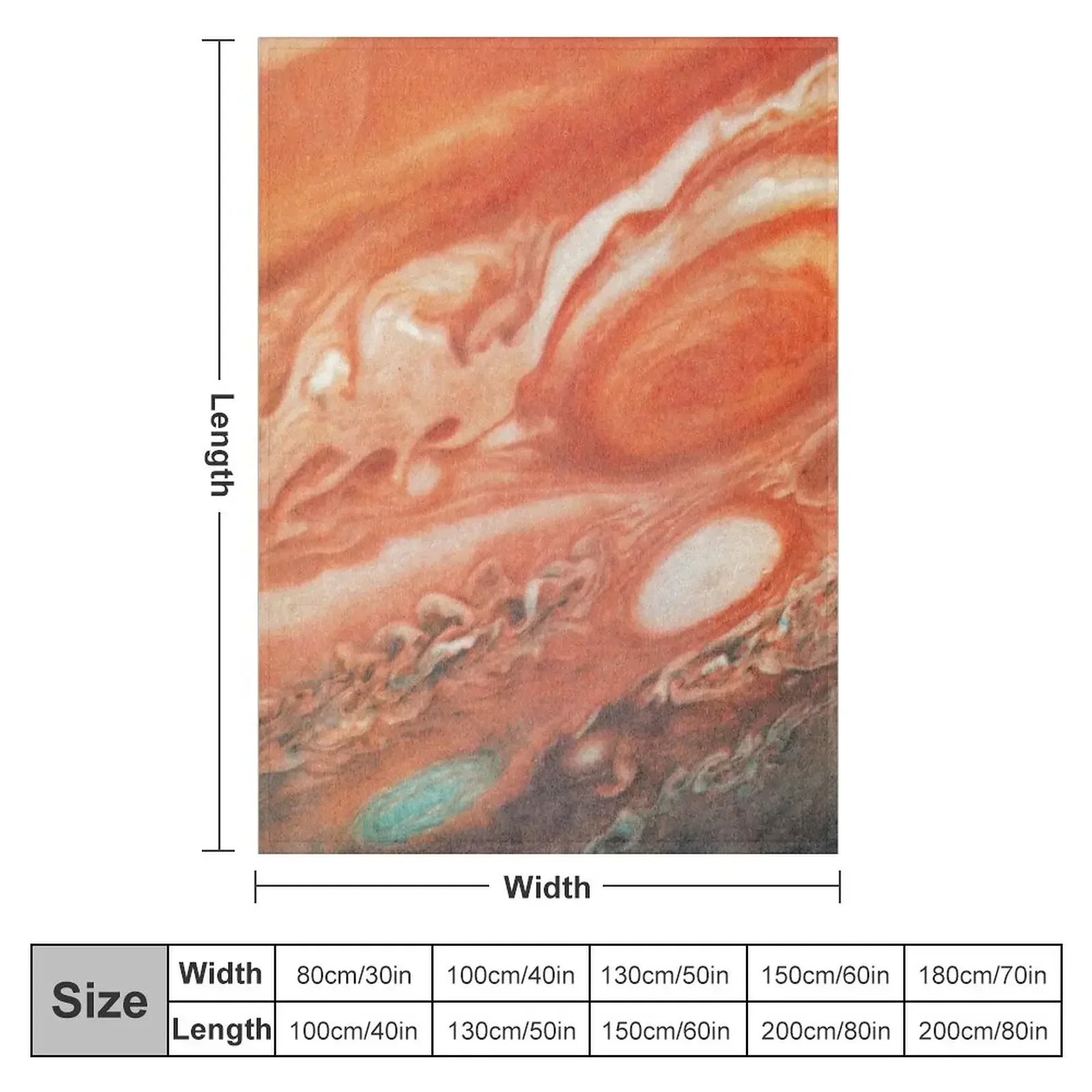 Jupiter Throw Blanket Soft Plush Plaid Stuffeds Retros Soft Beds Blankets Sofas Of Decoration anime Blankets