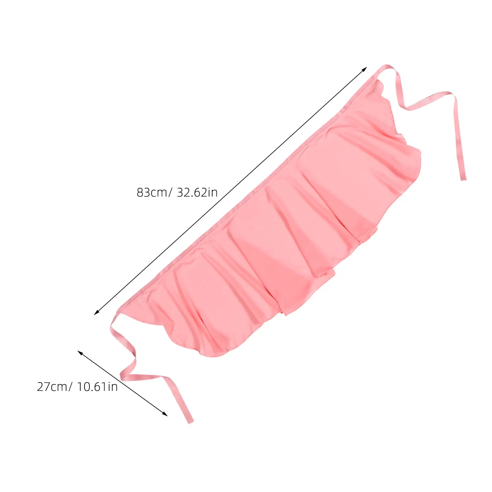 Ballet Dance Skirt Girls Chiffon Wrap Style Adjustable Tie Elegant Pink Lightweight Half Skirt Comfortable for Practice