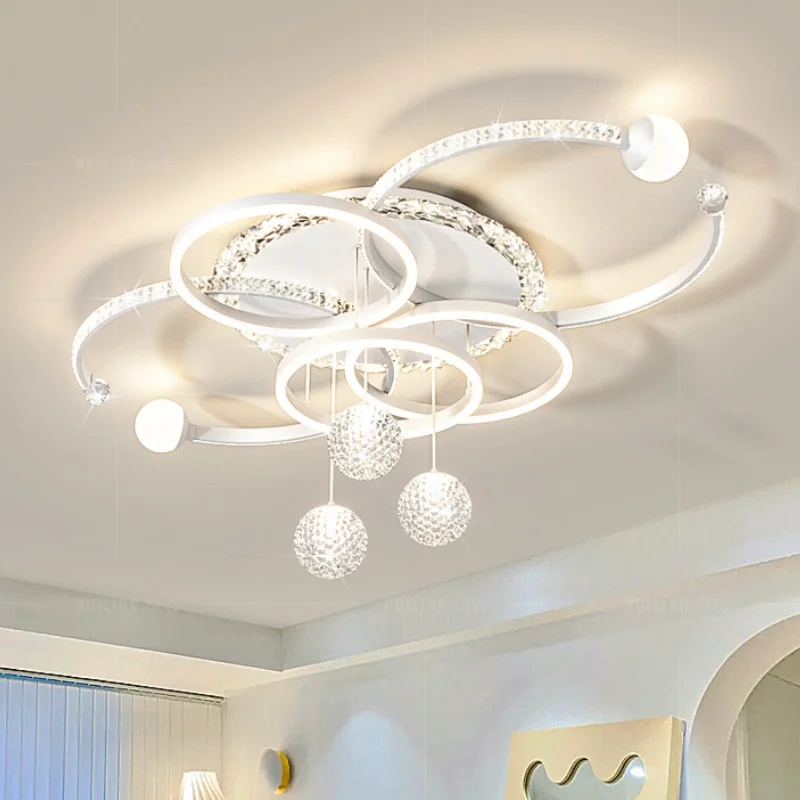 Moderne LED-plafondlamp voor woonkamer decor hanglamp interieur decoratie plafond luxe kroonluchter restaurant lamp villa