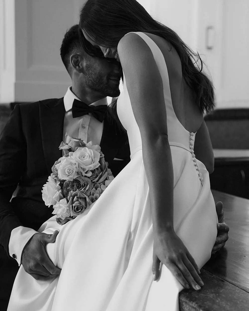 Vestidos de novia de satén para novia 2025, vestido de novia de