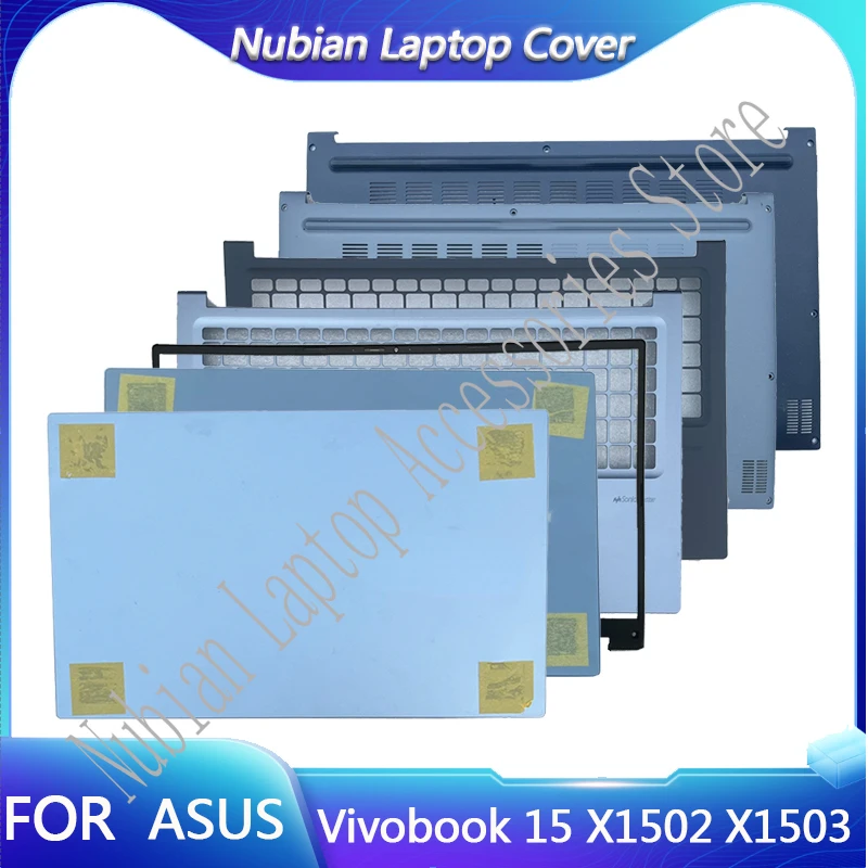 New For Asus Vivobook 15 X1502 X1503 Gen 12 15.6 inches 2022 Laptop Accessories Lcd Back Cover/Front Bezel/Palmrest/Bottom