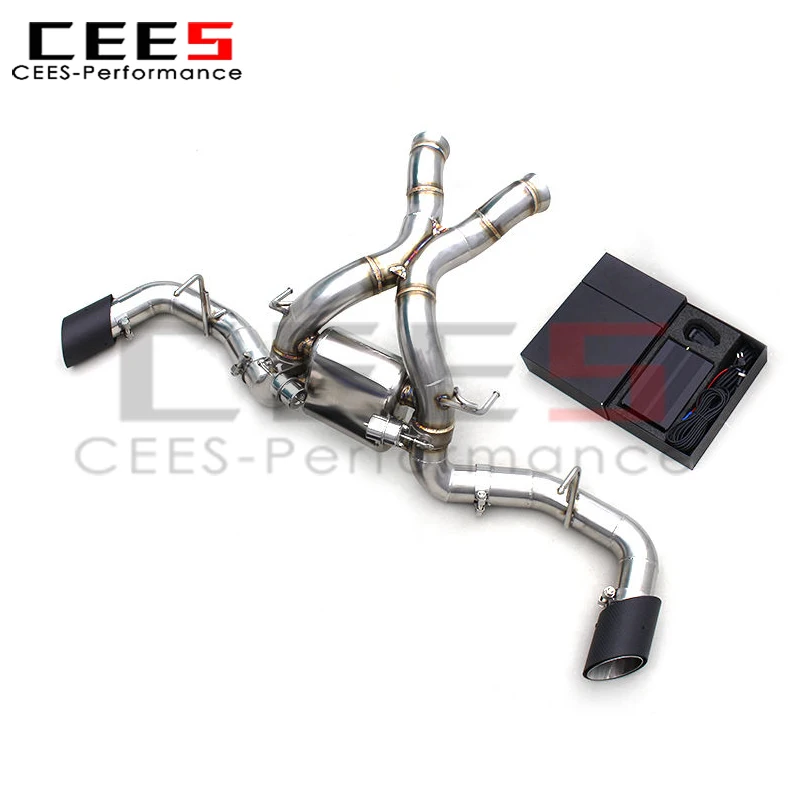 

cees Axle Back Exhaust for Mclaren 540 540C 3.8T 2015+ Catback Exhaust Pipes Muffler Car SUS304 Exhaust Pipe with Valve Control