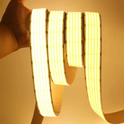 Super Bright 5 Rows LED Strip COB 24V 1600LEDs/m Flexible LED Tape COB Lights High Density Linear Light for Home Decoration