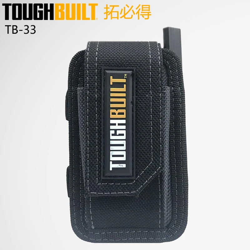 

TOUGHBUILT TB-33 Маленькая сумка для инструментов с карманом для карандашей для ноутбука, совместимые ремни для инструментов и сверхмощные конструкции, сумка для смартфона