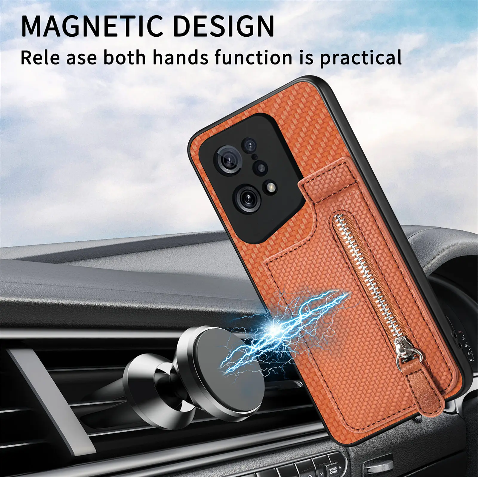 Magnetic Wallet Case For OPPO Reno 10 8 7 6 5 7Z 8T Find X5 X3 Lite X6 Pro A74 A72 A52 A96 A53 A5 A9 2020 Flip Case Back Cover
