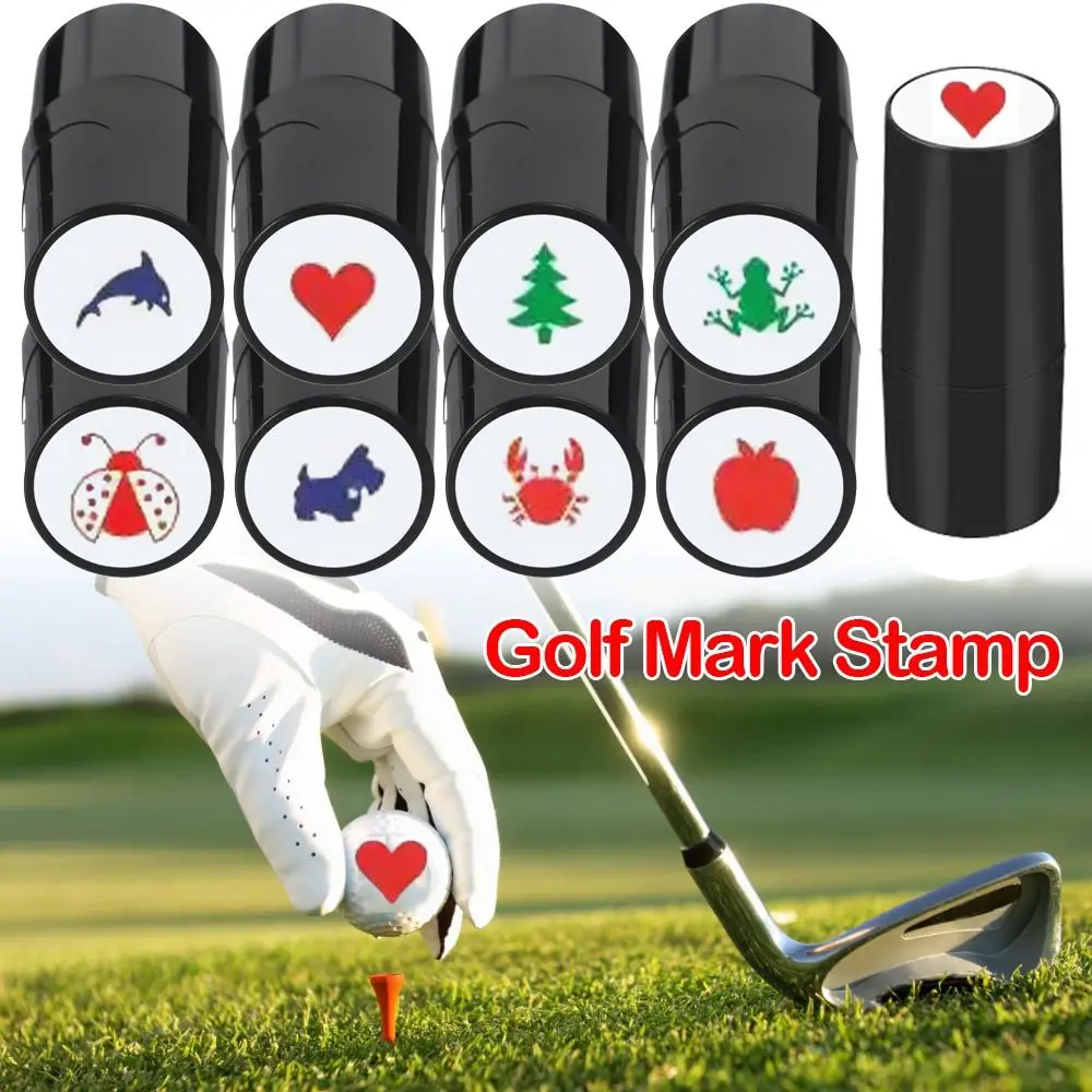 High Quality Plastic Quick-dry Golfer Gift Golf Stamp Marker Golf Ball Stamper Golf Accessories Mark Seal