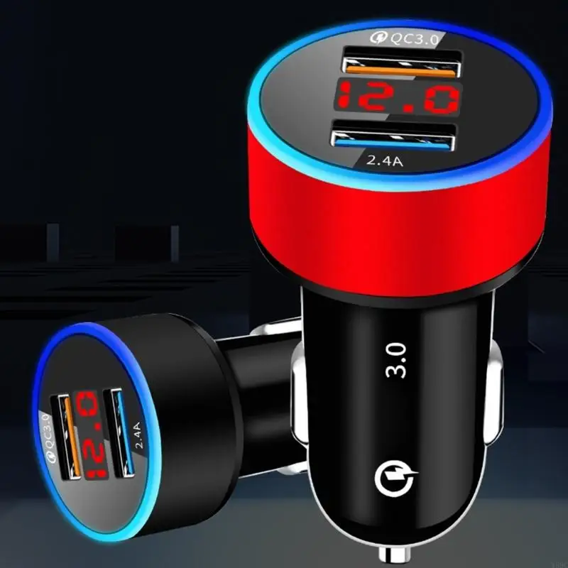 W89C per Dual USB Caricatore USB Digitale Adattatore alimentazione Voltmetro Durevole