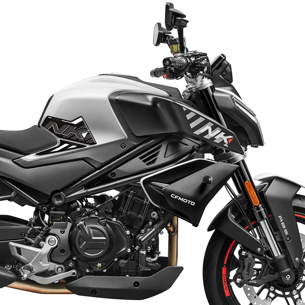 

Новый мотоцикл для CFMOTO CF MOTO 450NK 450 NK, накладка на бак, боковые ручки, защита колена для газа, мазута, наклейки, наклейки 2024 2025