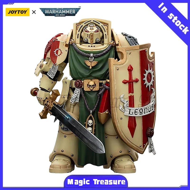 

【MT】JOYTOY Warhammer 40K Dark Angels Deathwing Knight 2 Power Sword Storm Shield and Watcher in The Dark 1/18 Action