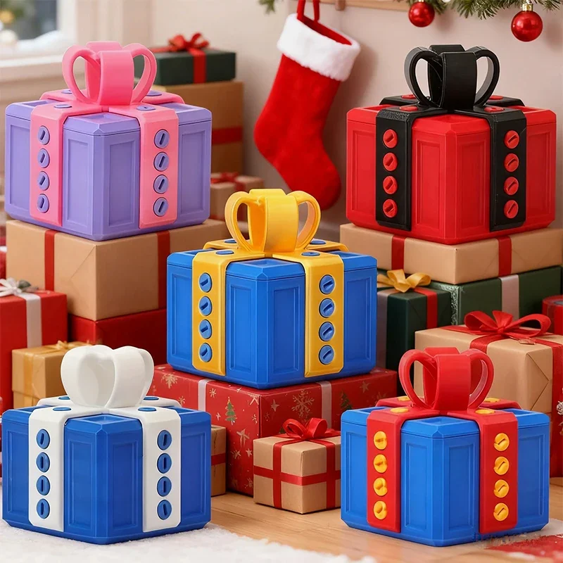 Richie el desmontaje manual de la caja sorpresa sostiene anillos collares y &^% Otros joyas en el interior Regalo de cumpleaños@ Regalo de Navidad@@