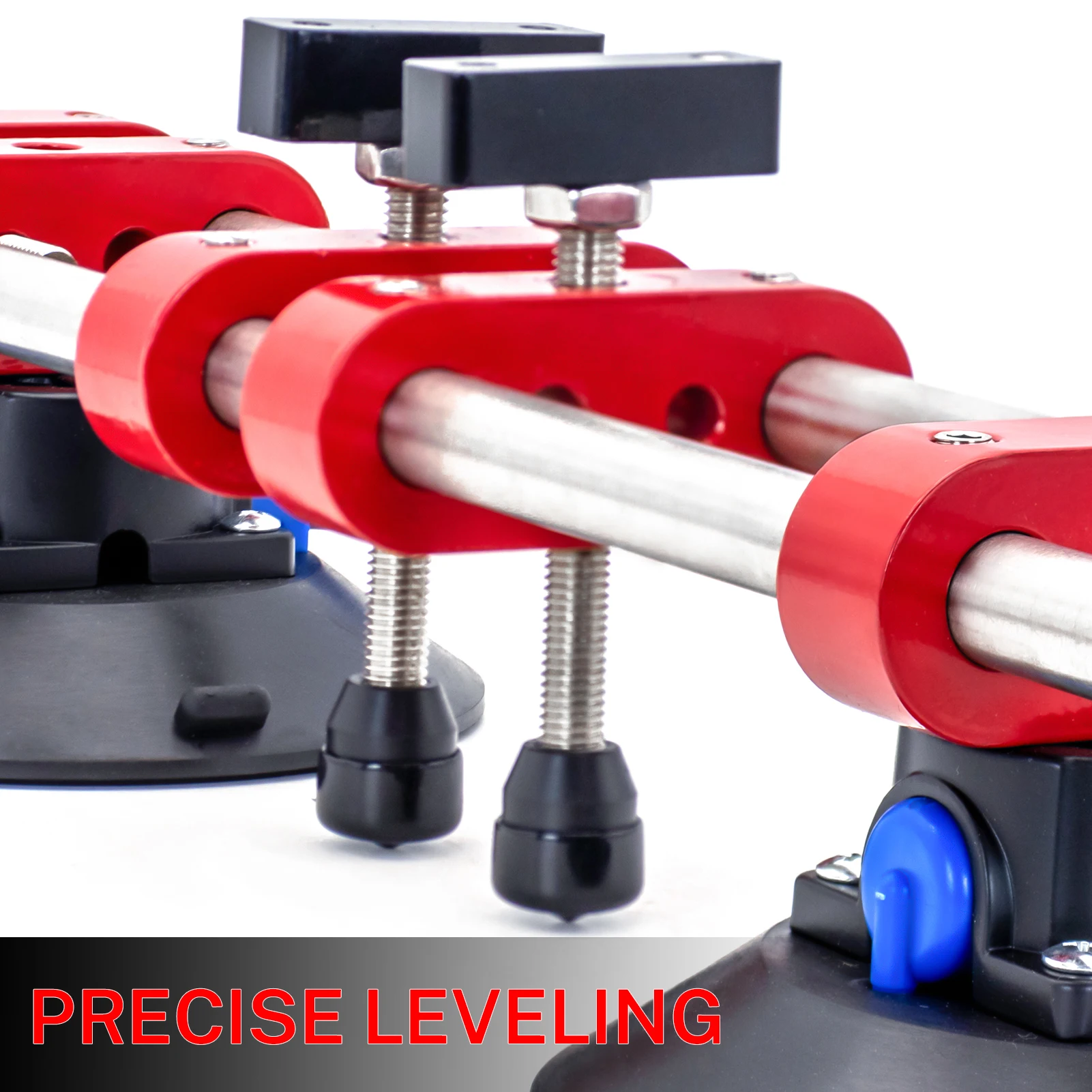 HIGHTOP 2 Chiếc 6 Inch Đá Liền Mạch Đường May Setter Có Hút Chân Không Hút Cho Đường May Gia Nhập San Bằng Chắc Chắn Lật Số Để Bàn
