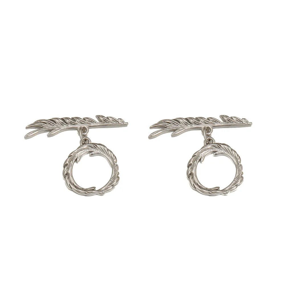 

Cordial Design 50Pcs 24*29MM Jewelry Accessories/OT Clasps/Hand Made/Feather Shape/Genuine Gold Plating/DIY Connectors #193025