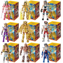 Original Blokees Gold Saint Action Figure Champion Saori Kido Seiya Mu Aiolia Assembly Figure Children Toys Birthday Gift