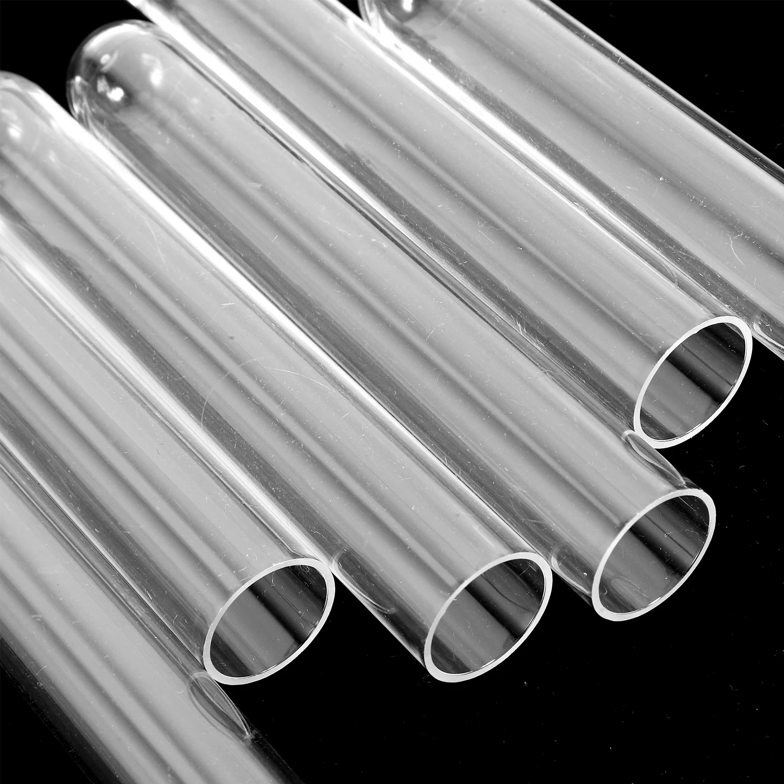 

100 Pcs Tube Plastic Vial Clear Vials Tubes with Caps Empty Lids Transparent