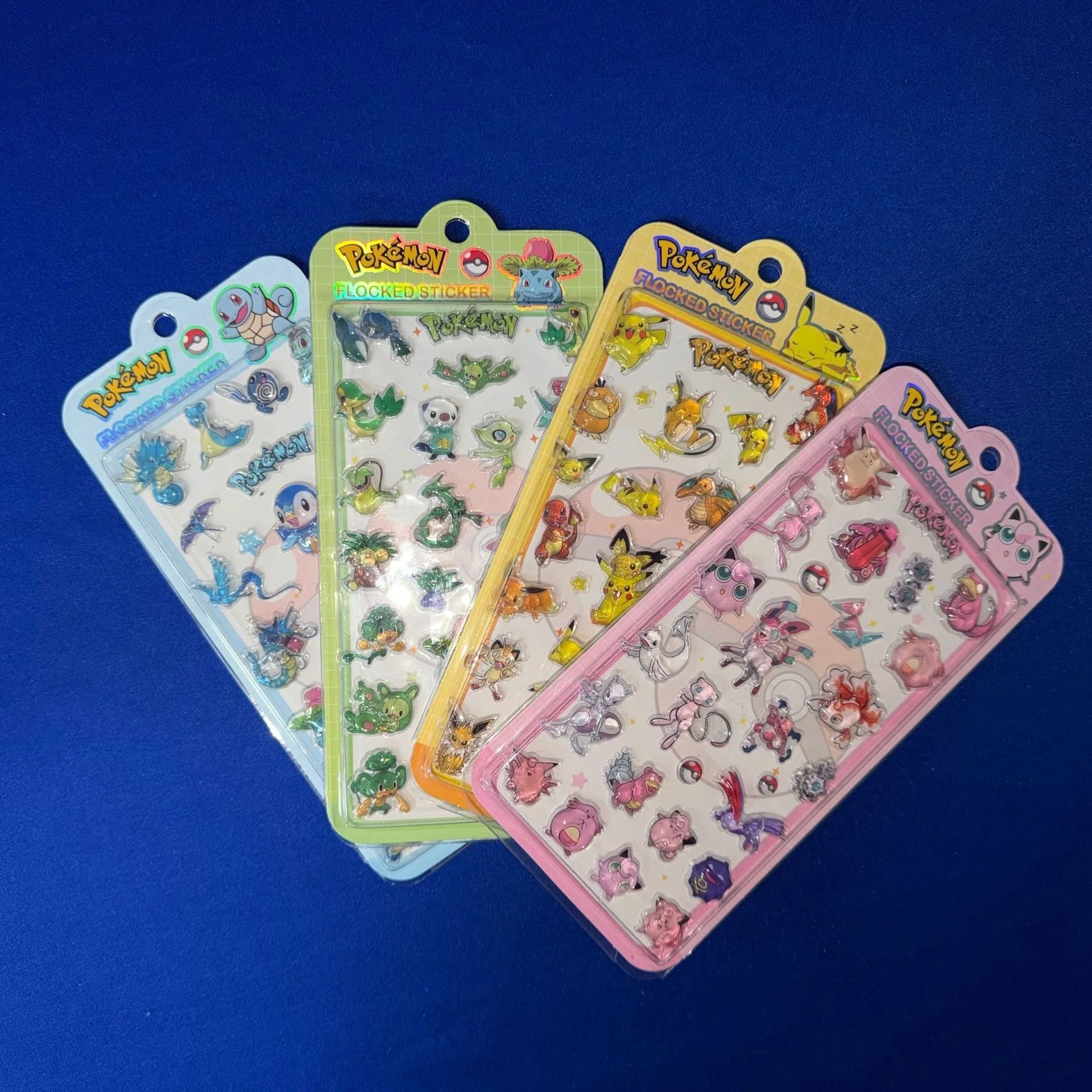 

Милые 3D-кристаллические наклейки с Дораэмоном и Покемонами 2026 года, креативные стикеры для детских творческих поделок и украшения телефонов