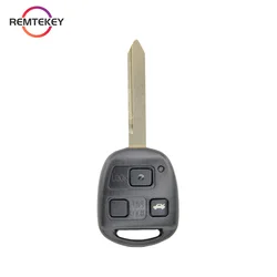 REMTEKEY-Télécommande à 3 lèvent pour Toyota Avensis, 736670-A TOY47 2004-2009 PN 89071-05010 304/315/434 Mhz