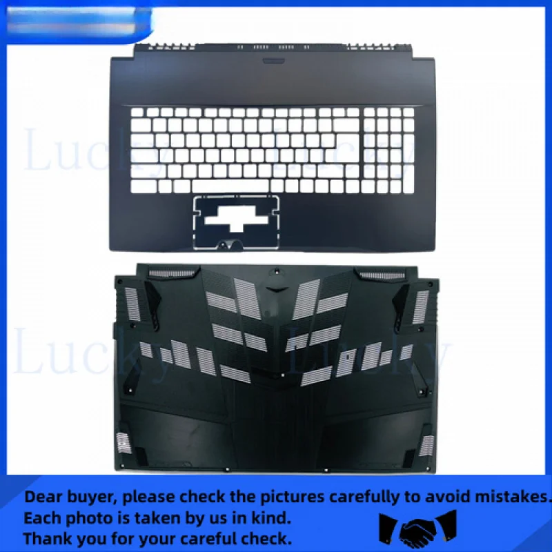 

f for MSI GF75 MS-17F1 MS-17F5 Upper Case Palmrest Cover / Bottom Case Cover
