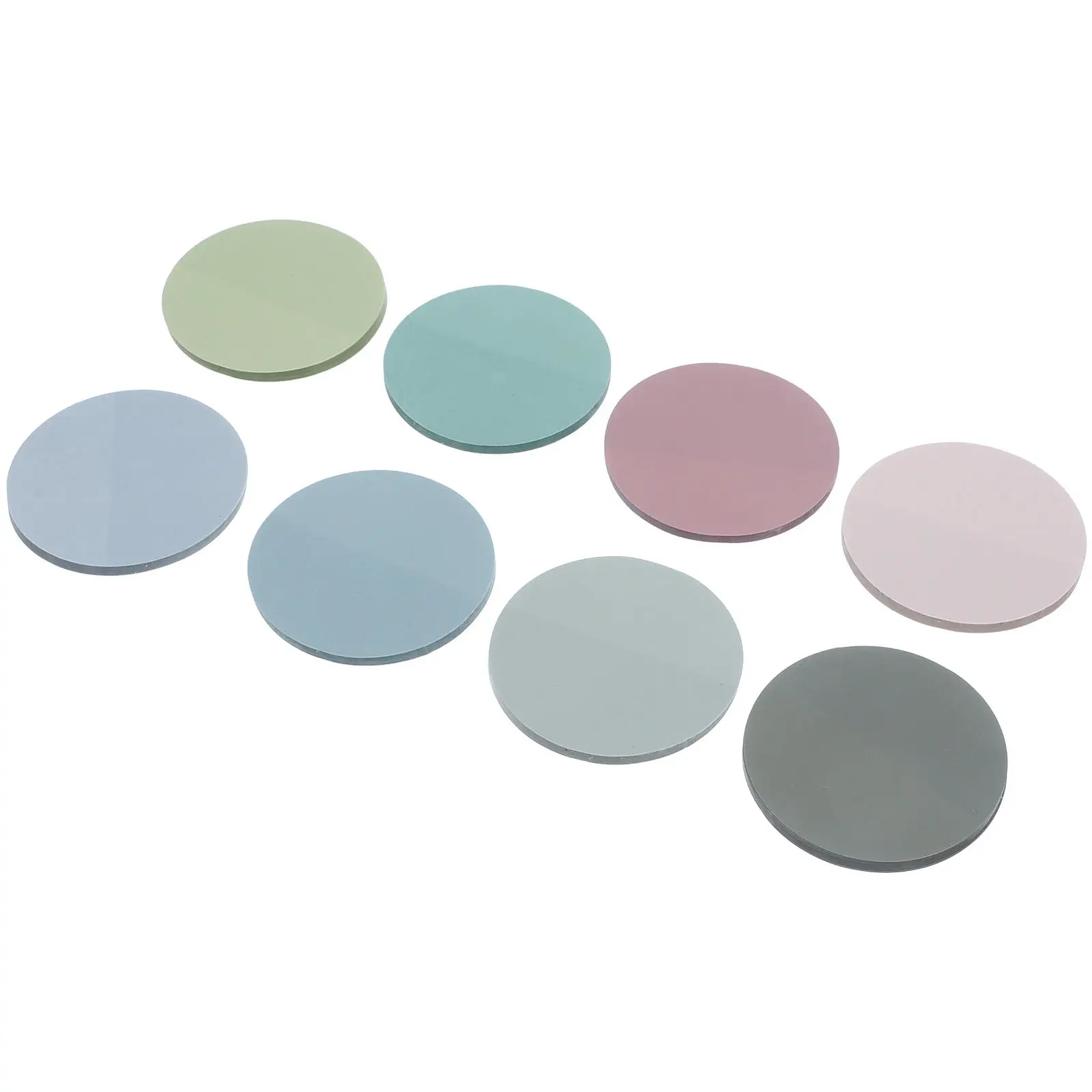 

400 Sheets Transparent Round Memo Pads Removable Adhesive for Teachers Students Office Workers School Supplies