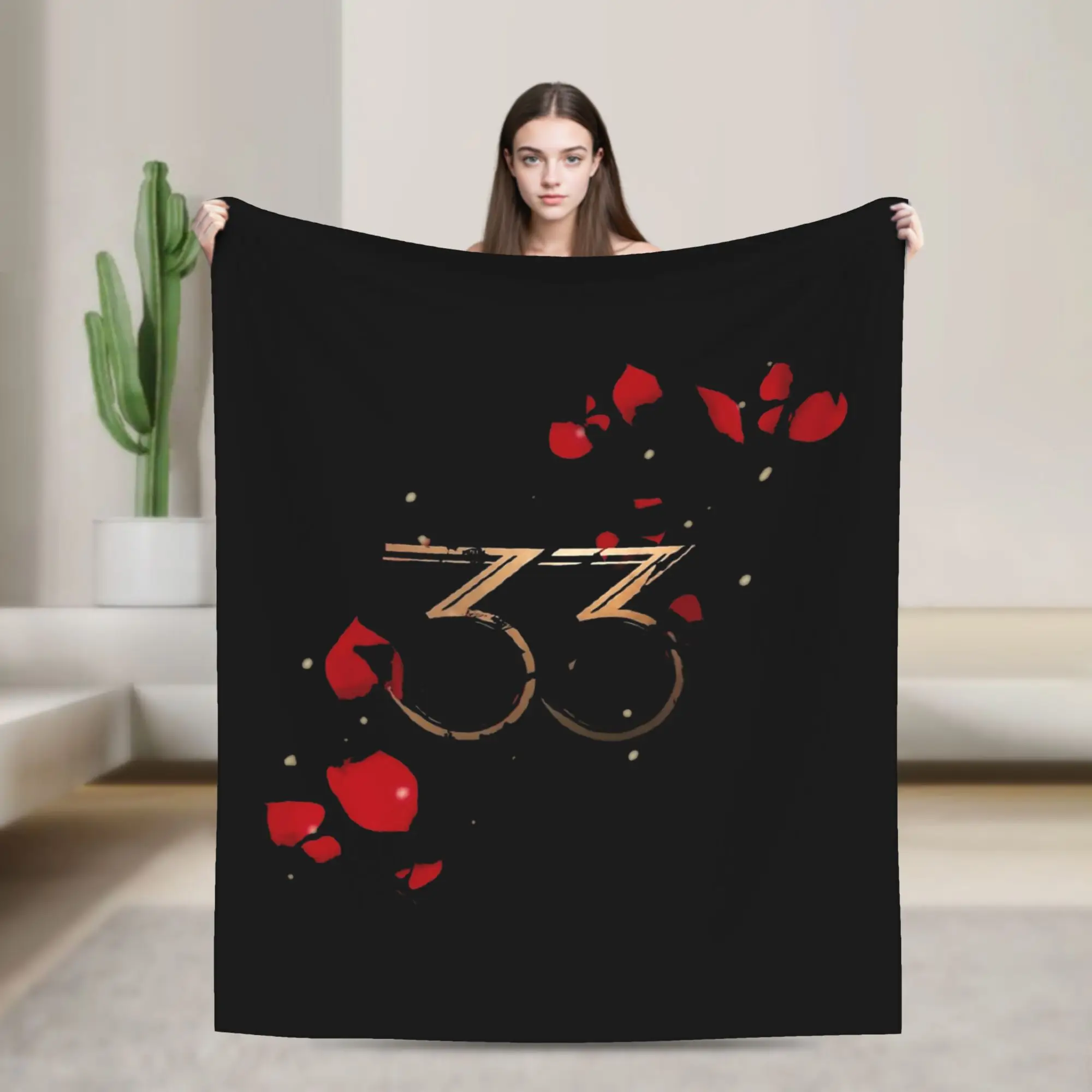 

Expedition 33 Logo Blankets Fleece Winter Breathable Warm Throw Blanket for Sofa Car Rug Piece