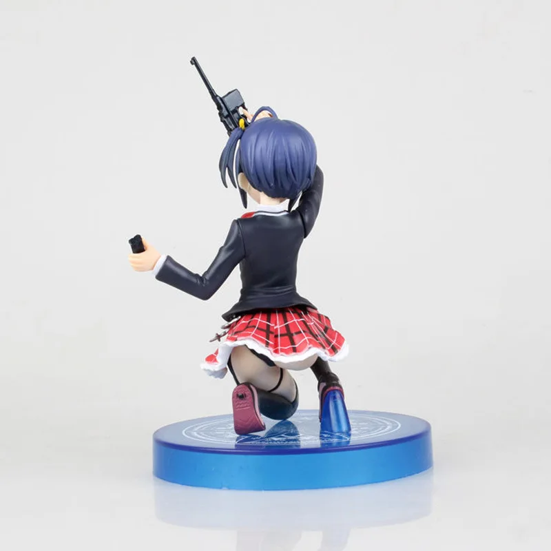 Figura de Anime Takanashi Rikka, Chuunibyou, Koi Ga Shitai, 15cm Figura DE ACCIÓN DE Eil Eye kka Takanashi, juguetes modelo arrodillados